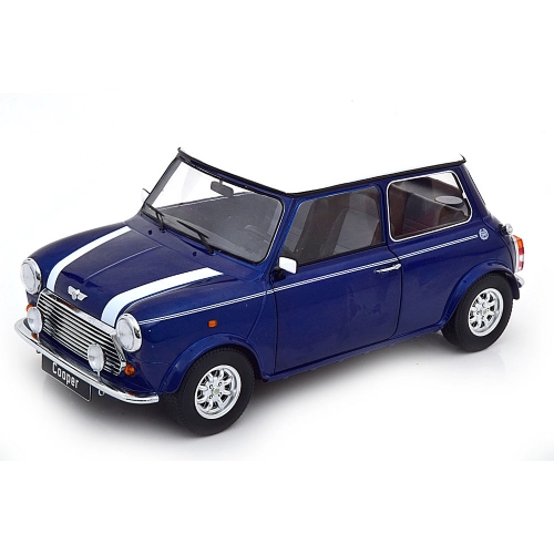 MINI COOPER LHD 1992 METALLIC BLU/WHITE 1:12 KK Scale Auto Stradali Modellino