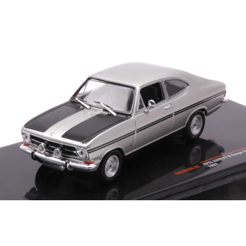 OPEL KADETT B COUPE RALLY 1966 SILVER 1:43 Ixo Model Auto Stradali Modellino