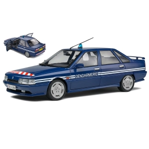 RENAULT 21 TURBO BRI GENDARMERIE 1992 BLUE 1:18 Solido Forze dell'Ordine Modellino