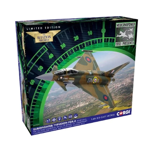 EUROFIGHTER TYPHOON FGR4 2015 1:48 Corgi Aerei Modellino