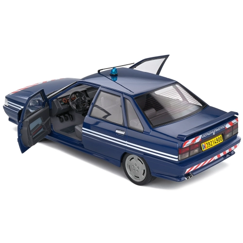 RENAULT 21 TURBO BRI GENDARMERIE 1992 BLUE 1:18 Solido Forze dell'Ordine Modellino
