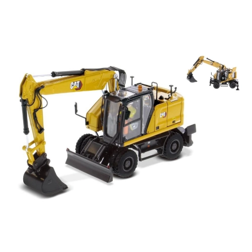 CAT M318 WHEELED EXCAVATOR 1:50 Diecast Master Mezzi Industriali Modellino