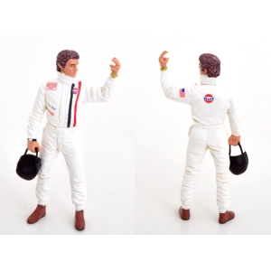 FIGURINE STEVE WITH HELMET AND DECALS 1:18 KK Scale Figurini Modellino