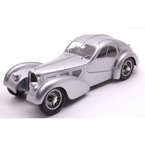 BUGATTI ATLANTIC TYPE 57SC 1937 SILVER 1:18 Solido Auto Stradali Modellino