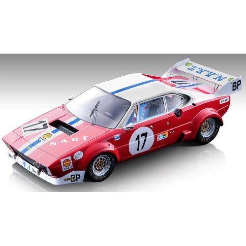 FERRARI 308 GTB4 N.17 LE MANS 1975 GAGLIARDI/CLUXTON 1:18 Tecnomodel Auto Competizione Modellino