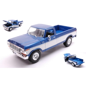 FORD F-150 PICK-UP 1979 BLUE 1:18 Maisto Auto Stradali Modellino
