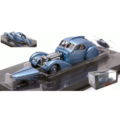 BUGATTI TYPE 57 SC ATLANTIC 1936 LIGHT BLUE METALLIC 1:43 Rio Auto d'Epoca Modellino
