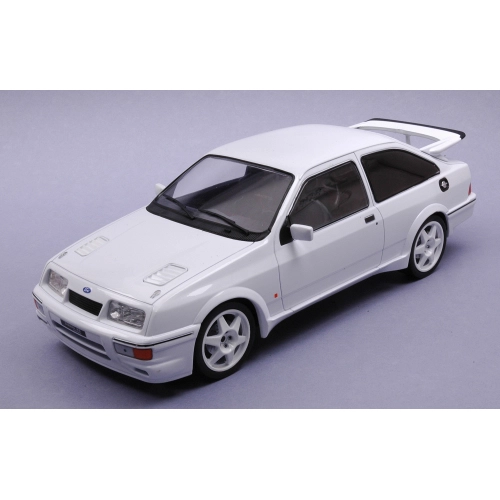 FORD SIERRA RS COSWORTH 1988 WHITE 1:18 Ixo Model Auto Stradali Modellino