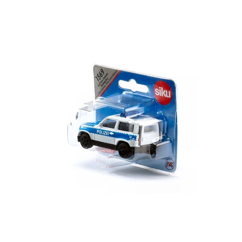 LAND ROVER POLIZIA BLISTER mm 78x36x35 Siku Forze dell'Ordine Modellino