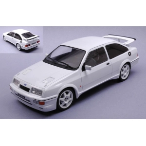 FORD SIERRA RS COSWORTH 1988 WHITE 1:18 Ixo Model Auto Stradali Modellino