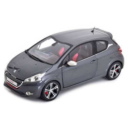 PEUGEOT 208 GTi 2013 SHARK GREY 1:18 Norev Auto Stradali Modellino