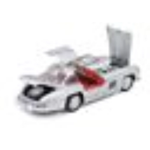 MERCEDES 300 SL GULLWING 1954 SILVER (RED INTERIOR) 1:18 Schuco Auto Stradali Modellino