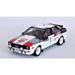 AUDI QUATTRO N.1 2nd MONTE CARLO RALLY 1982 MIKKOLA/HERTZ 1:43 Trofeu Auto Rally Modellino