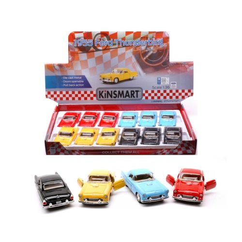 FORD THUNDERBIRD 1955 cm 12 (1 Modellino a Scelta) Kinsmart Modellismo Giocattolo Modellino