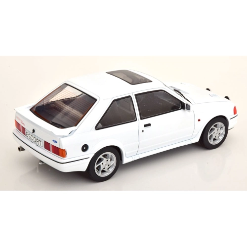 FORD ESCORT MK IV RS TURBO S2 1990 WHITE 1:18 ModelCarGroup Auto Stradali Modellino