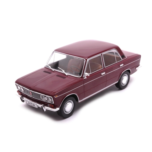 LADA 1500 1977 DARK RED 1:24 Whitebox Auto Stradali Modellino