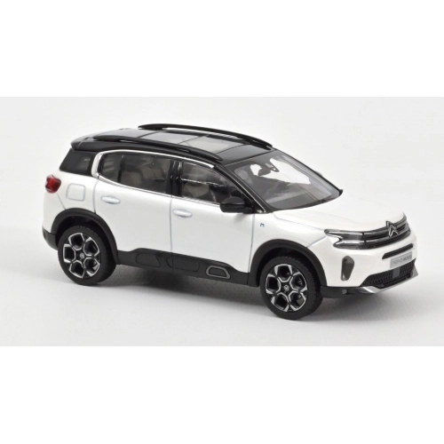 CITROEN C5 AIRCROSS 2022 PEARL WHITE & BLACK 1:43 Norev Auto Stradali Modellino