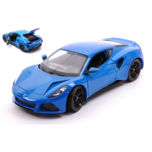 LOTUS EMIRA 2021 BLUE 1:24 Welly Auto Stradali Modellino