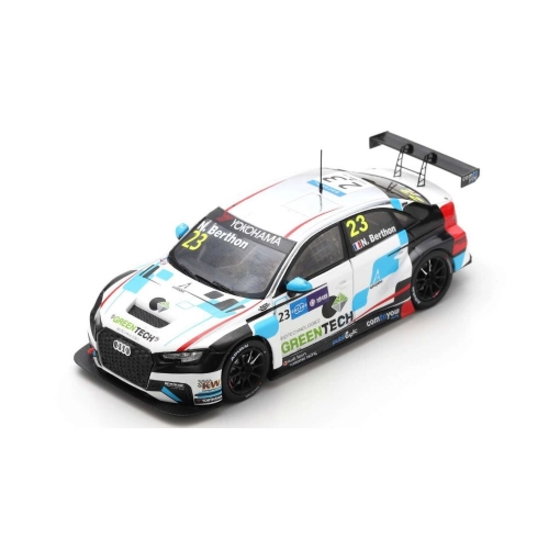 AUDI RS 3 N.23 7th RACE 2 WTCR MACAU GUIA RACE 2018 N.BERTHON 1:43 Spark Model Auto Competizione Modellino
