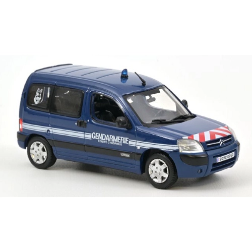 CITROEN BERLINGO 2005 GENDARMERIE EQUIPE CYNOPHILE 1:43 Norev Forze dell'Ordine Modellino