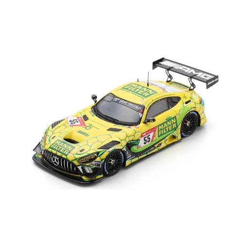 MERCEDES GT3 N.55 24H NURBURGRING 2022 TREFZ-BAUMANN-ASSENHEIMER 1:43 Spark Model Auto Competizione Modellino