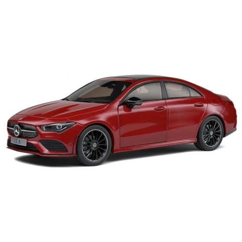 MERCEDES CLA C118 COUPE AMG LINE 2019 RED PATAGONIA 1:18 Solido Auto Stradali Modellino