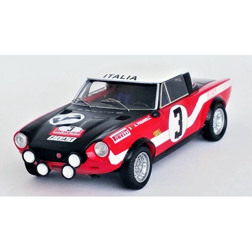 FIAT 124 ABARTH N.3 RALLY OF POLAND 1973 PAGANELLI/RUSSO 1:43 Trofeu Auto Rally Modellino