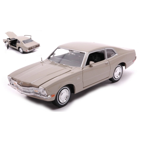 MERCURY COMET "FORGETTEN CLASSIC SERIES" 1971 BEIGE 1:24 MotorMax Auto Stradali Modellino