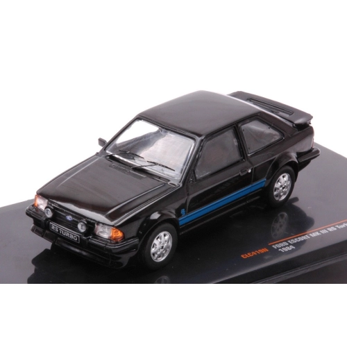 FORD ESCORT MK III RS TURBO 1984 BLACK 1:43 Ixo Model Auto Stradali Modellino