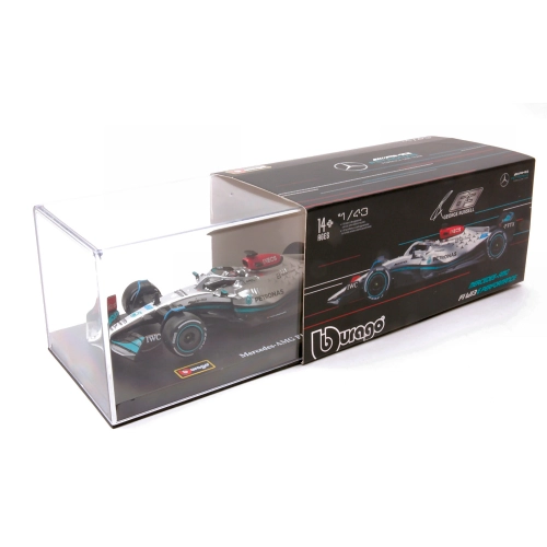 MERCEDES F1 W13 EQ POWER GEORGE RUSSEL 2021 N.63 SIGNATURE 1:43 Burago Formula 1 Modellino