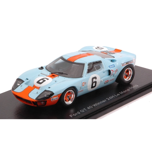 FORD GT 40 N.6 WINNER LE MANS 1969 J.ICKX-J.OLIVER 1:43 Spark Model Auto Competizione Modellino