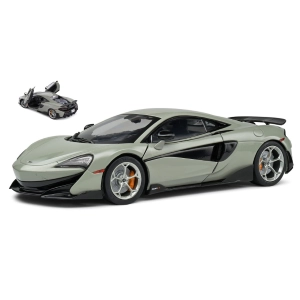 MCLAREN 600LT COUPE 2018 GREY 1:18 Solido Auto Stradali Modellino