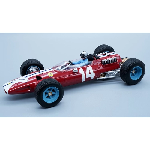 FERRARI 512 F1 N.14 TEAM NART USA GP 1965 P.RODRIGUEZ + DRIVER 1:18 Tecnomodel Formula 1 Modellino
