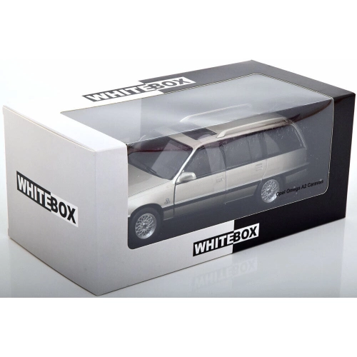 OPEL OMEGA A2 CARAVAN 1990 METALLIC GREY 1:24 Whitebox Auto Stradali Modellino