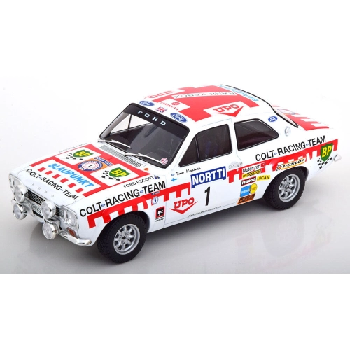 FORD ESCORT MKI RS 1600 N.1 1000 LAKES RALLY 1973 MAKINEN/LIDDON 1:18 Ixo Model Auto Rally Modellino