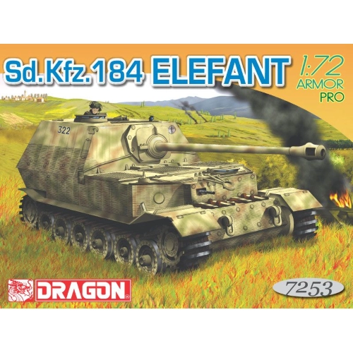 SD KFZ 184 ELEFANT PRO VERSION KIT 1:72 Dragon Kit Mezzi Militari Modellino