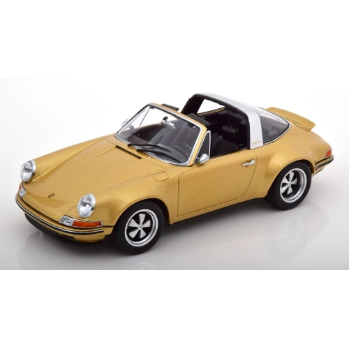 SINGER 911 BY SINGER TARGA 2014 METALLIC GOLD 1:18 KK Scale Auto Stradali Modellino