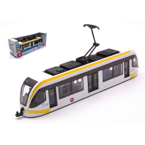 INTERCITY TRAM YELLOW cm 19x4x4 Burago Autobus Modellino