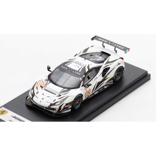 FERRARI 488 GTE EVO IRON LYNX N.80 LE MANS 2022 CRESS./FISICHELLA/HEIST.1:43 Looksmart Auto Competizione Modellino