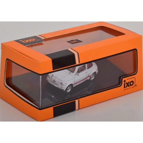 FIAT ABARTH 595 SS 1957 WHITE 1:43 Ixo Model Auto Stradali Modellino