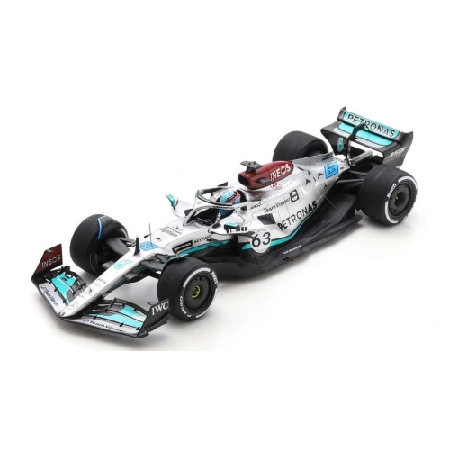 MERCEDES F1 W13 GEORGE RUSSELL 2022 N.63 4th BELGIAN GP 1:18 Spark Model Formula 1 Modellino