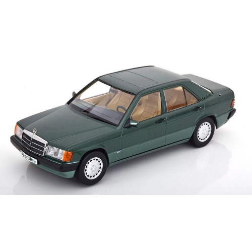 MERCEDES 190E 2.3 SPORTLINE W201 GREEN 1:18 Triple 9 Auto Stradali Modellino
