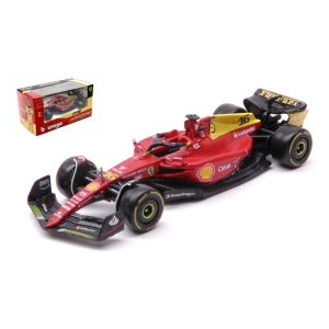 FERRARI F1-75 N.16 CHARLES LECLERC MONZA 2022 75th ANNIVERSARY 1:43 Burago Formula 1 Modellino