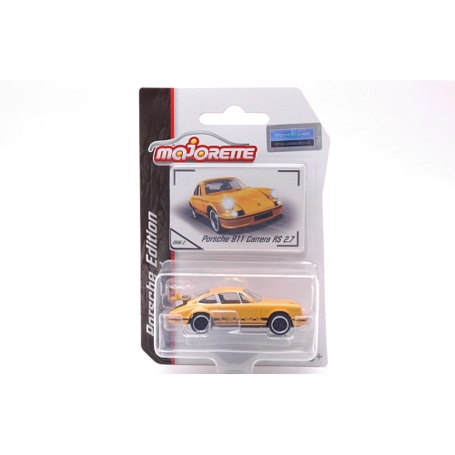 PORSCHE 911 CARRERA RS 2.7 YELLOW 1:64 BLISTER Majorette Modellismo Giocattolo Modellino