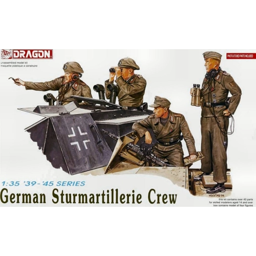 GERMAN STURMARTILLERIE KIT 1:35 Dragon Kit Figure Militari Modellino