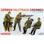 GERMAN HALFTRACK CREWMAN KIT 1:35 Dragon Kit Figure Militari Modellino