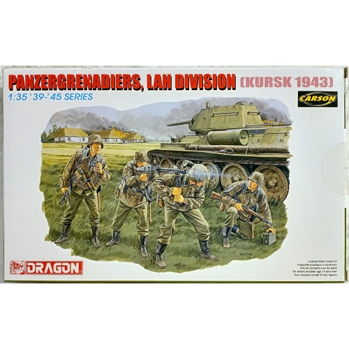 PANZERGRENADIERS KURSK KIT 1:35 Dragon Kit Figure Militari Modellino