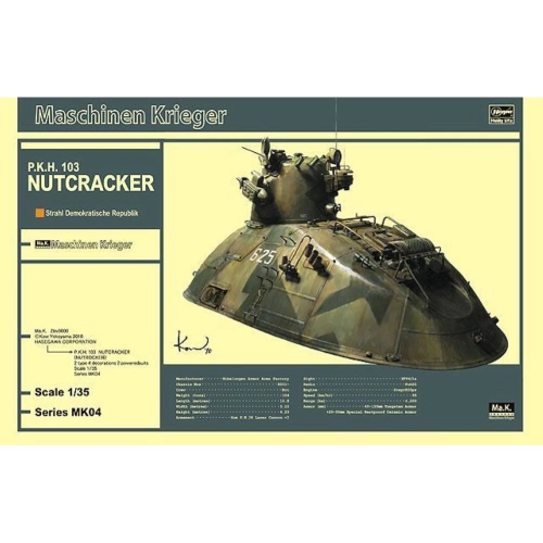 P.K.H. 103 NUTCRACKER KIT 1:35 Hasegawa Kit Movie Modellino
