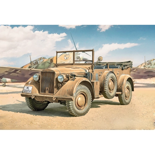 KFZ. 12 HORCH 901 TYP 40 FRUHEN AUSF. KIT 1:35 Italeri Kit Mezzi Militari Modellino