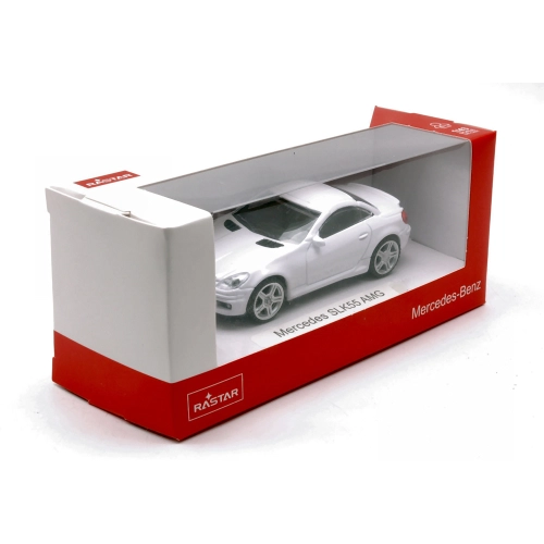 MERCEDES SLK55 AMG WHITE 1:43 Rastar Auto Stradali Modellino